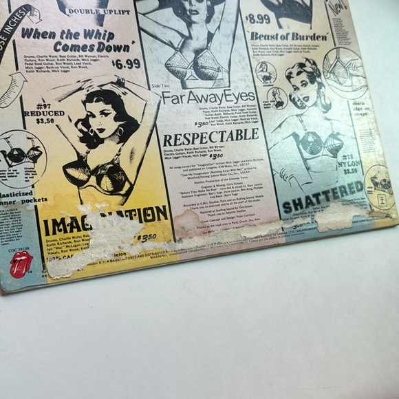 The Rolling Stones - some girls - vintage vinyl record - condition is G - Picture 8 of 10